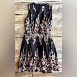 Vince Camuto Stunning Black Sequence dress Sz 2